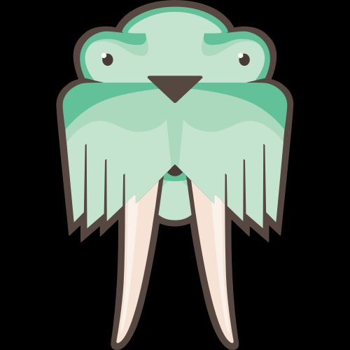 surge.sh logo, its a walrus